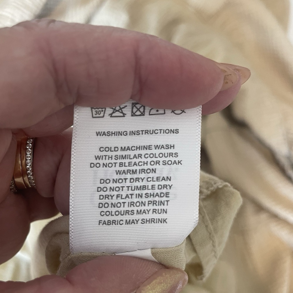 Anthropologie Charlie Holiday Senorita Maxi Dress Sz 8 Tan‎ Boho Tiered Sundress - Picture 8 of 9